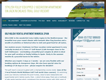 Tablet Screenshot of murcia-golf.net